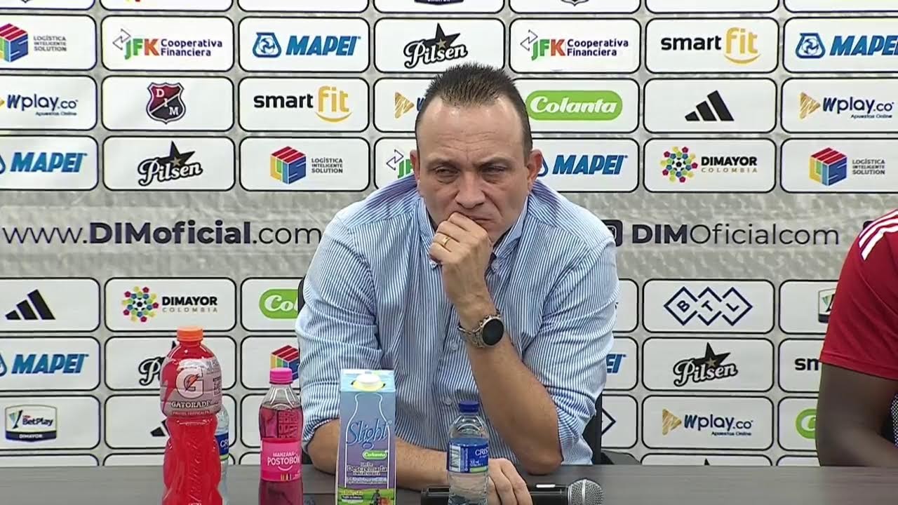 Rueda de prensa de Medellín tras su partido con Junior