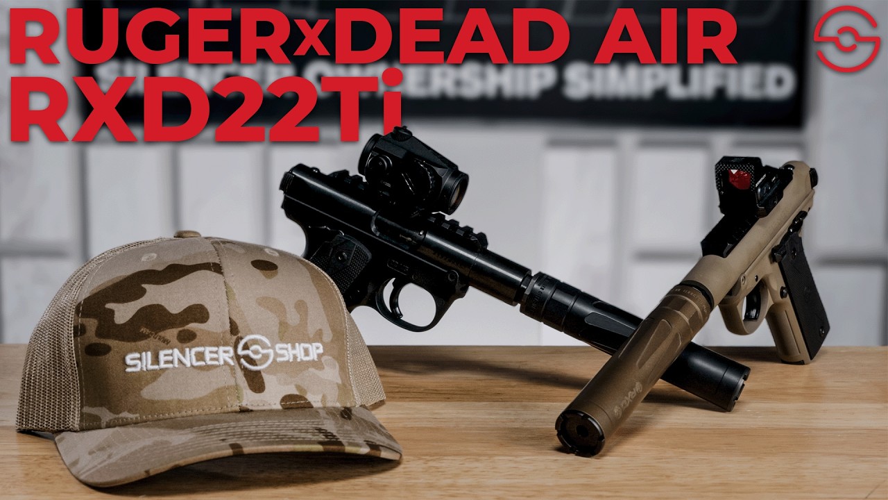 Ruger X Dead Air RXD22Ti – Quick Detach 22lr Suppressor