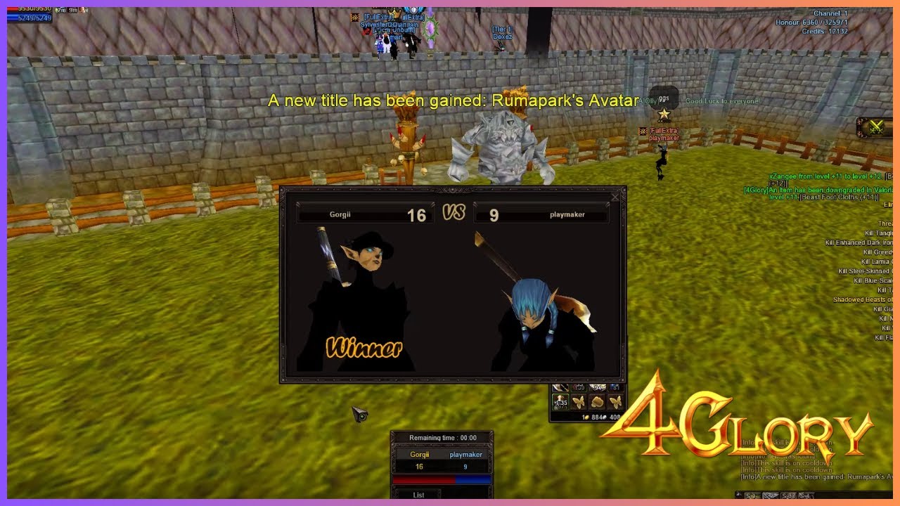 Rumapark avatar final highlights | Gorgii | 4Story 4Glory