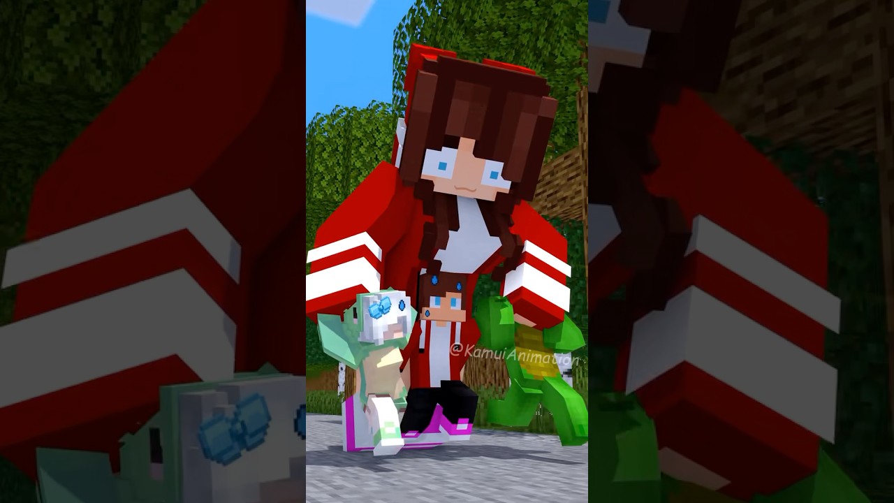 Running With Bigger And Bigger JJ's Sister - MAIZEN Minecraft Animation #shorts