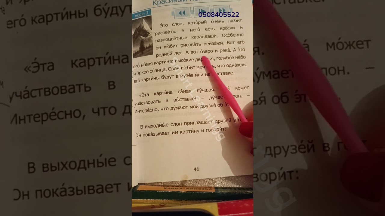 Rus dili red kalinka A2 gozel menzere Красивый пейзаж metn tercumesi