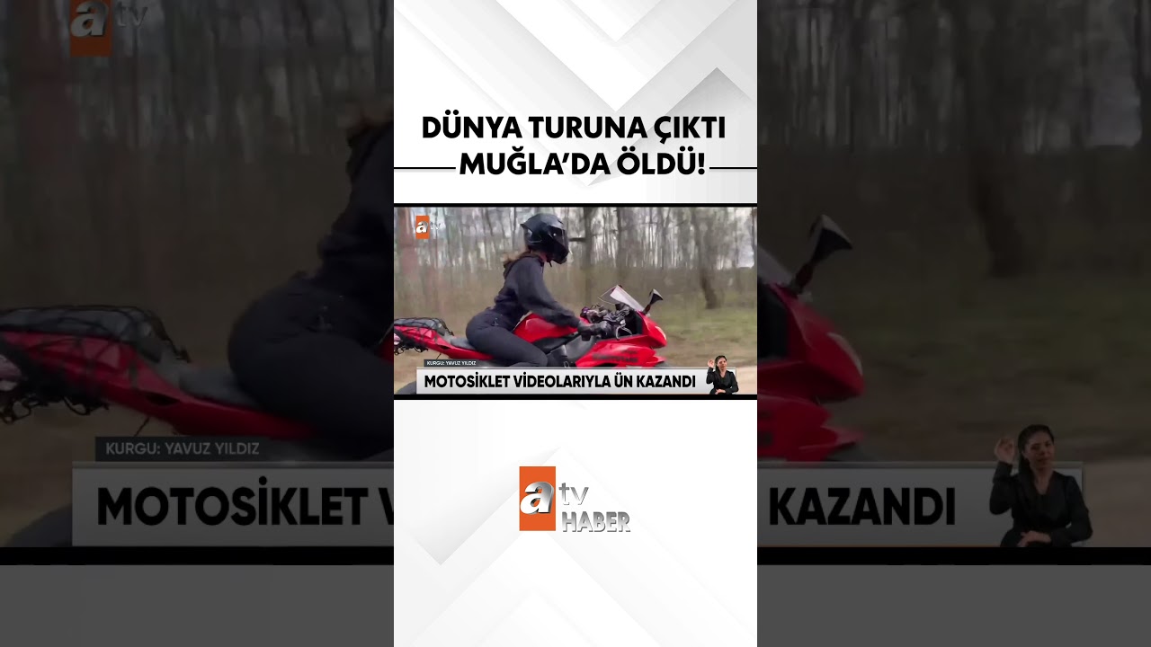 Rus gezgin motosiklet kazasında öldü #atvhaber #shorts #TatyanaOzolina