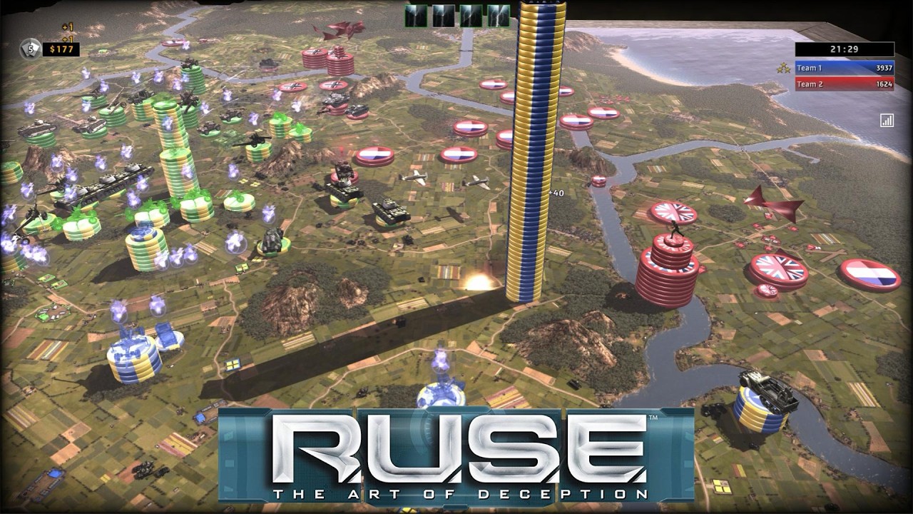 R.U.S.E - It's 2025 & We Still Play Ruse: Ruse Multiplayer Gameplay (3 vs 4)