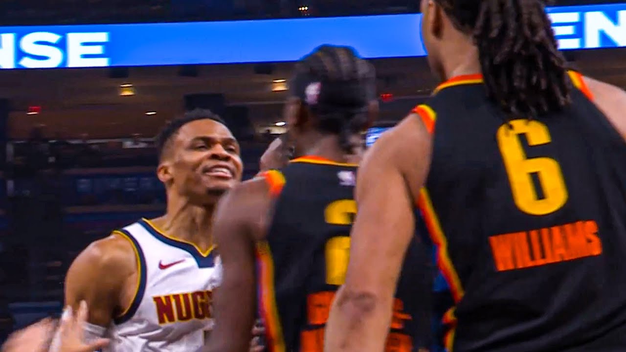 Russell Westbrook Has WORDS for Jaylin Williams After He Shoved Jokic