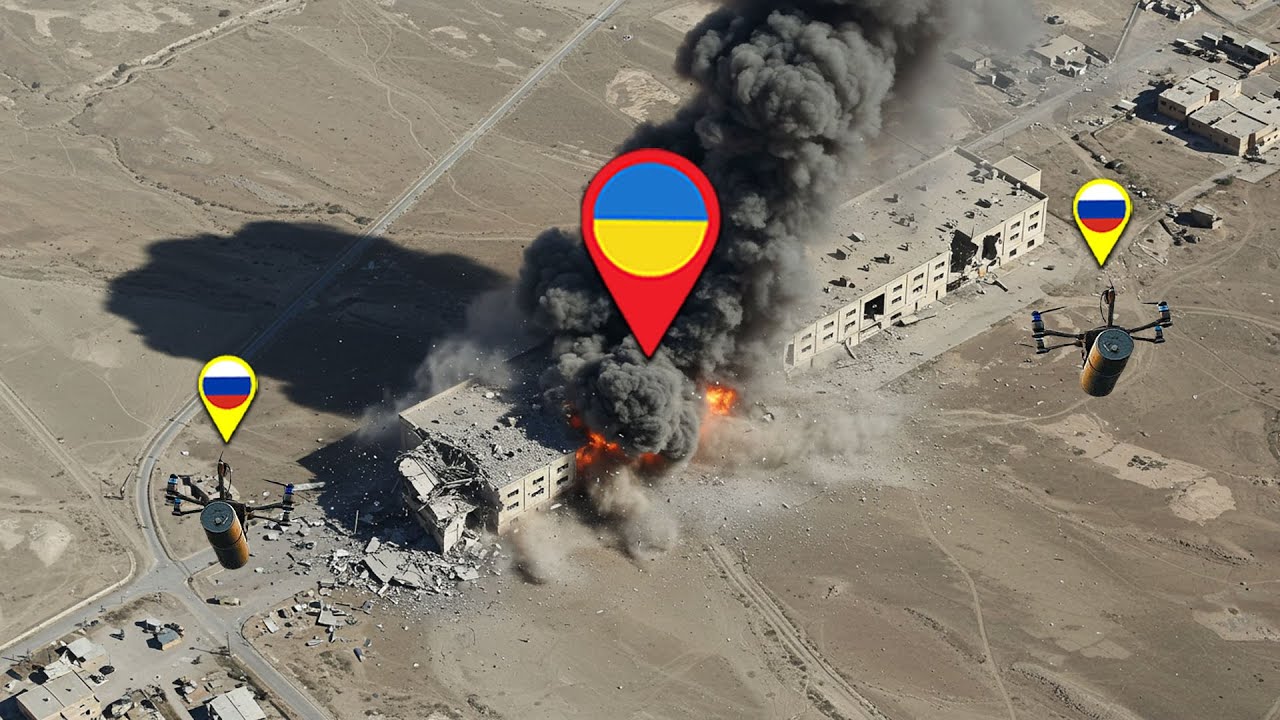 Russian Drones Destroyed Ukraine's Most Important Supply Centers!