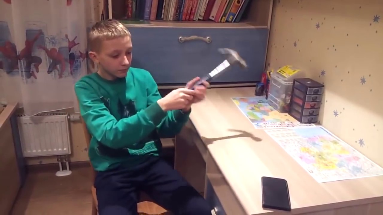 Russian Kid ACCIDENTALLY Breaks his phone  FAIL