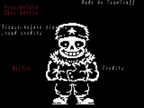 RussianTale sans fight ( fan game undertale )