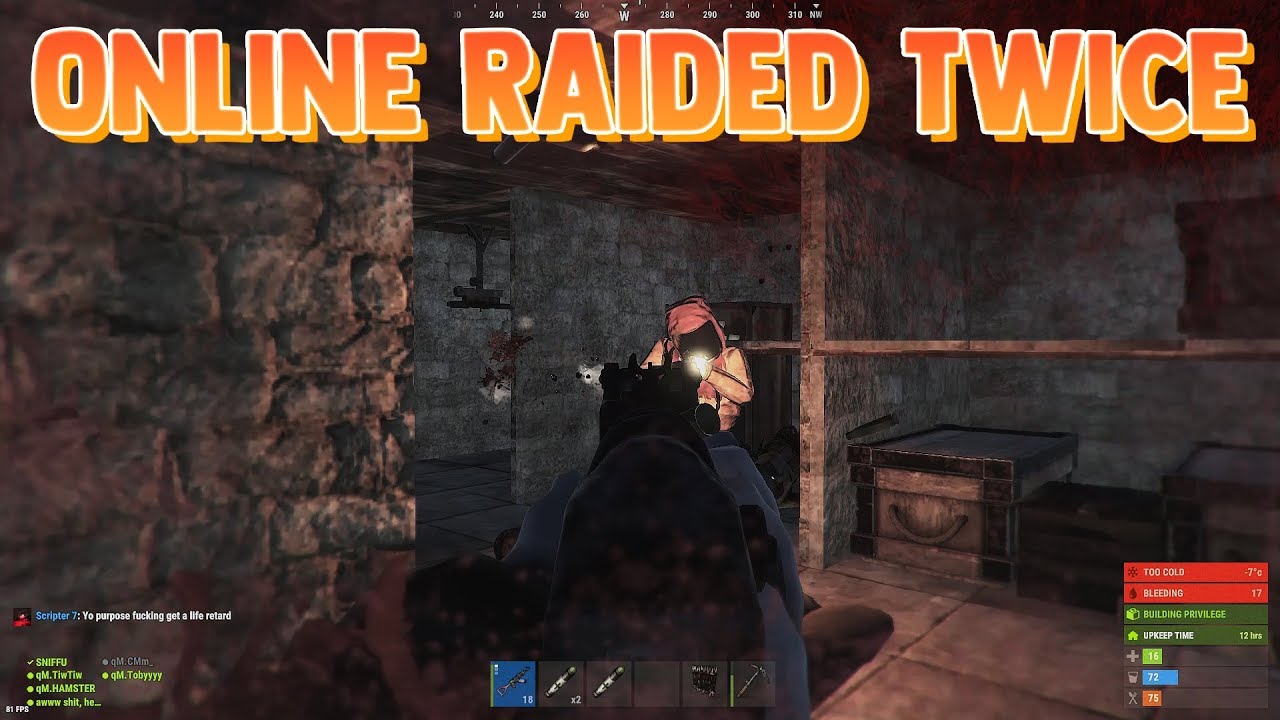 Rust - DEFENDING TWO ONLINE RAIDS