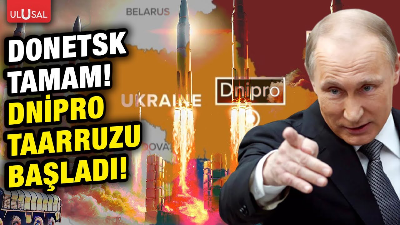 Rusya Donetsk'i Ukrayna'dan tamamen temizledi! İstikamet Dnipro!