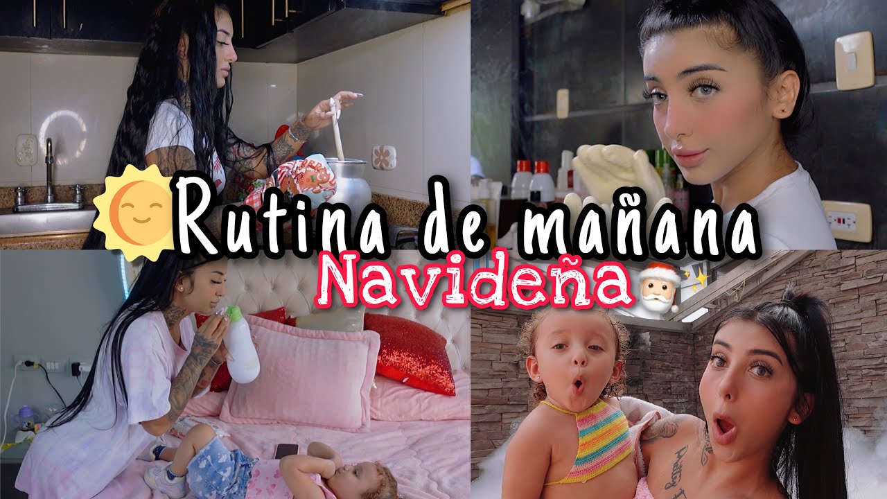☀️🤱🏻RUTINA DE MAÑANA CON MI HIJA *edición navidad* | Sofi Muñoz