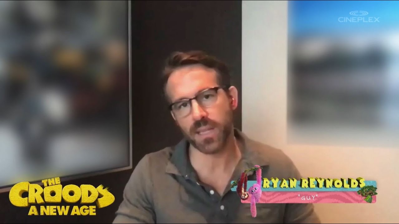 Ryan Reynolds and Joel Crawford talk The Croods: A New Age | Cineplex