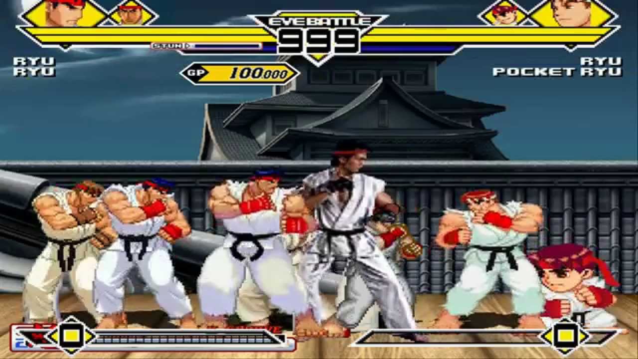 Ryu's Party 4v4 Patch MUGEN 1.0 Battle!!!