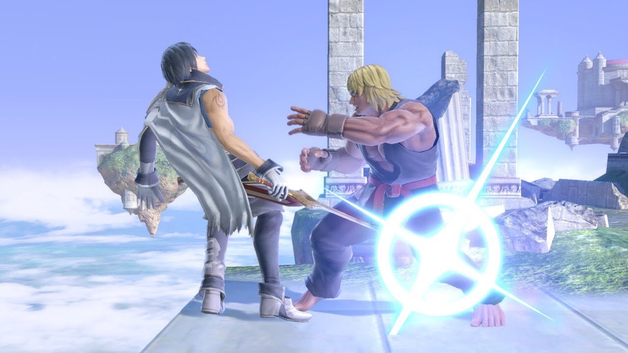 RyuWarrior (Ken) Versus QTP2T (Chrom) 1v1 Quickplay Battle Super Smash Bros Ultimate