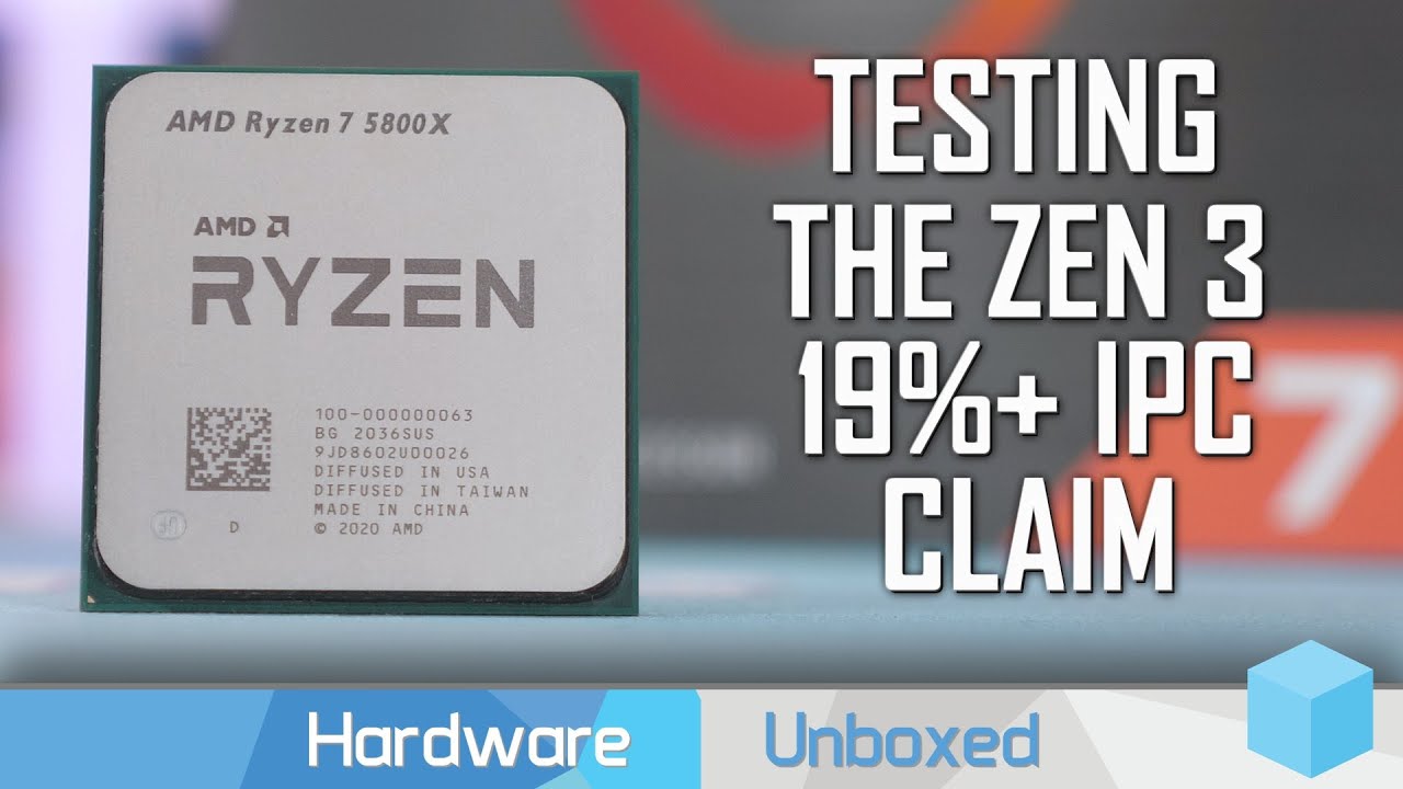 Ryzen 5000 IPC Benchmark, Zen 3 vs Zen 2 vs Zen+ vs Zen vs Comet Lake