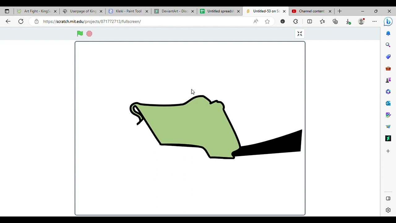 S eats a giant F (Alphabet Lore vore animation)