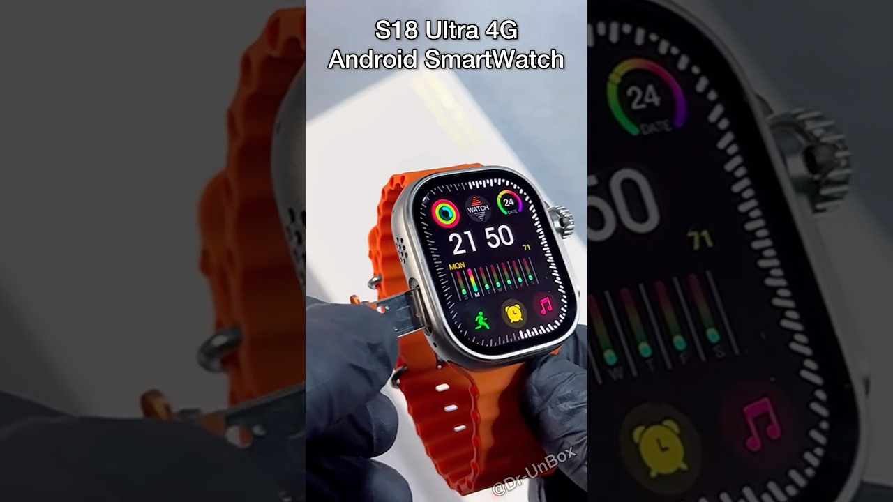 S18 Ultra 4G Android Smart Watch with Camera & SimCard⚡️ #shorts #trending #video #sports #4g #5g