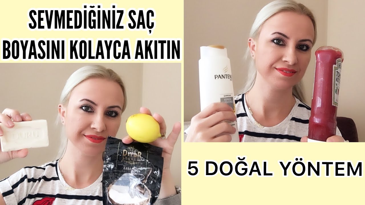 Saç Boyası Nasıl Akıtılır? | Doğal Denenmiş 5 Farklı Yöntem