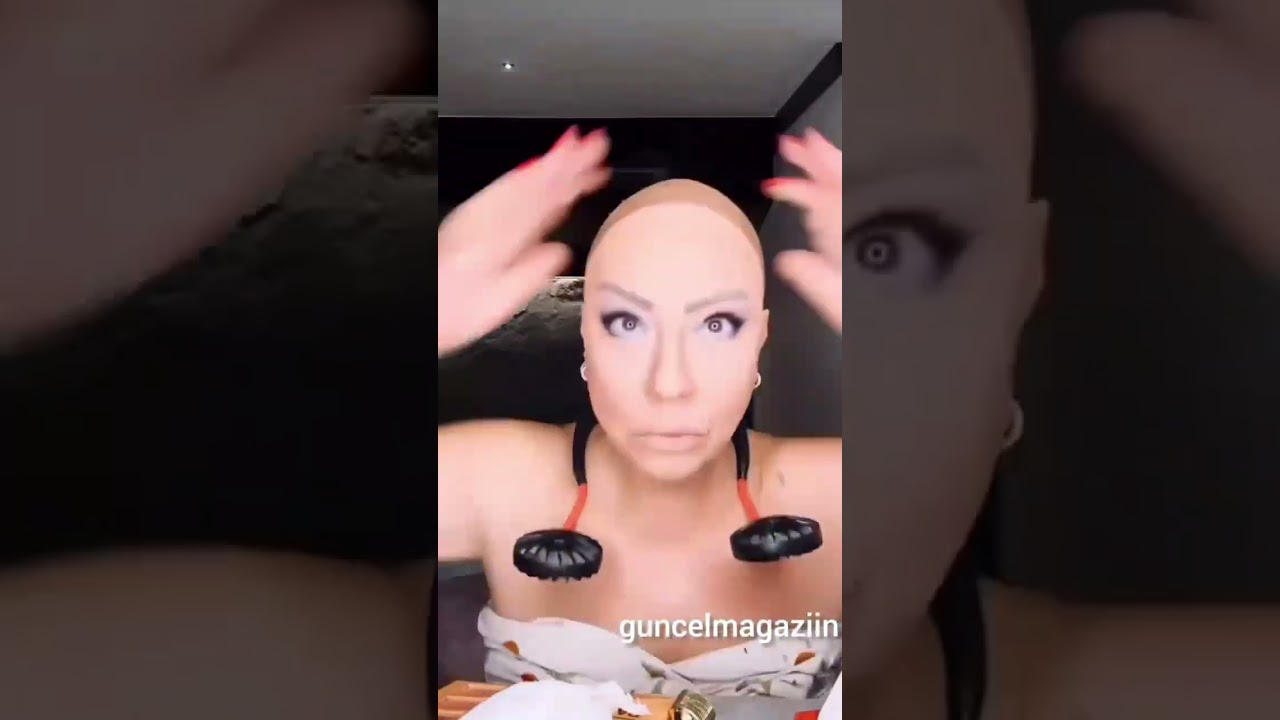 Saç kıranın sebebiyle peruk kullanan Işın Karaca, sahneye hazırlık videosunu paylaştı #ışınkaraca