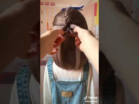 Saç yapma çok güzel kız çocuk