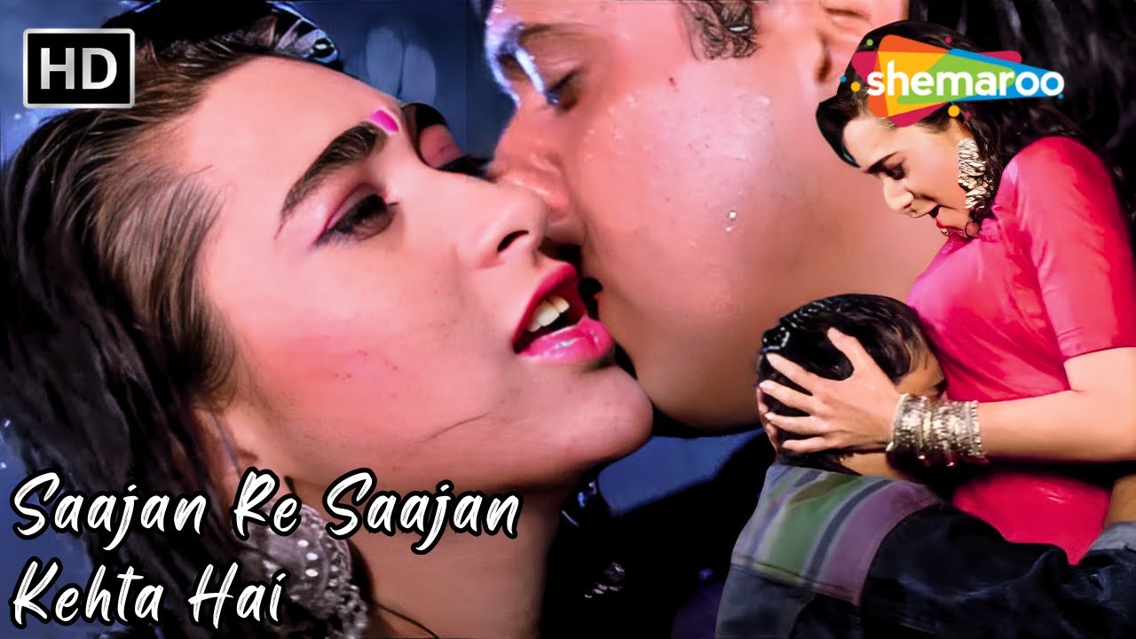 Saajan Re Saajan Kehta Hai | Govinda, Karishma Kapoor Songs | Kumar Sanu Romantic Hit Barsaat Songs