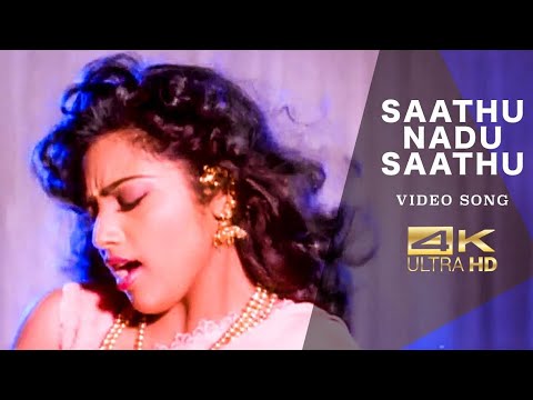 Saathu Nada Saathu - Sethupathi IPS | 4K Video Song | Vijayakanth | Meena | Ilaiyaraaja