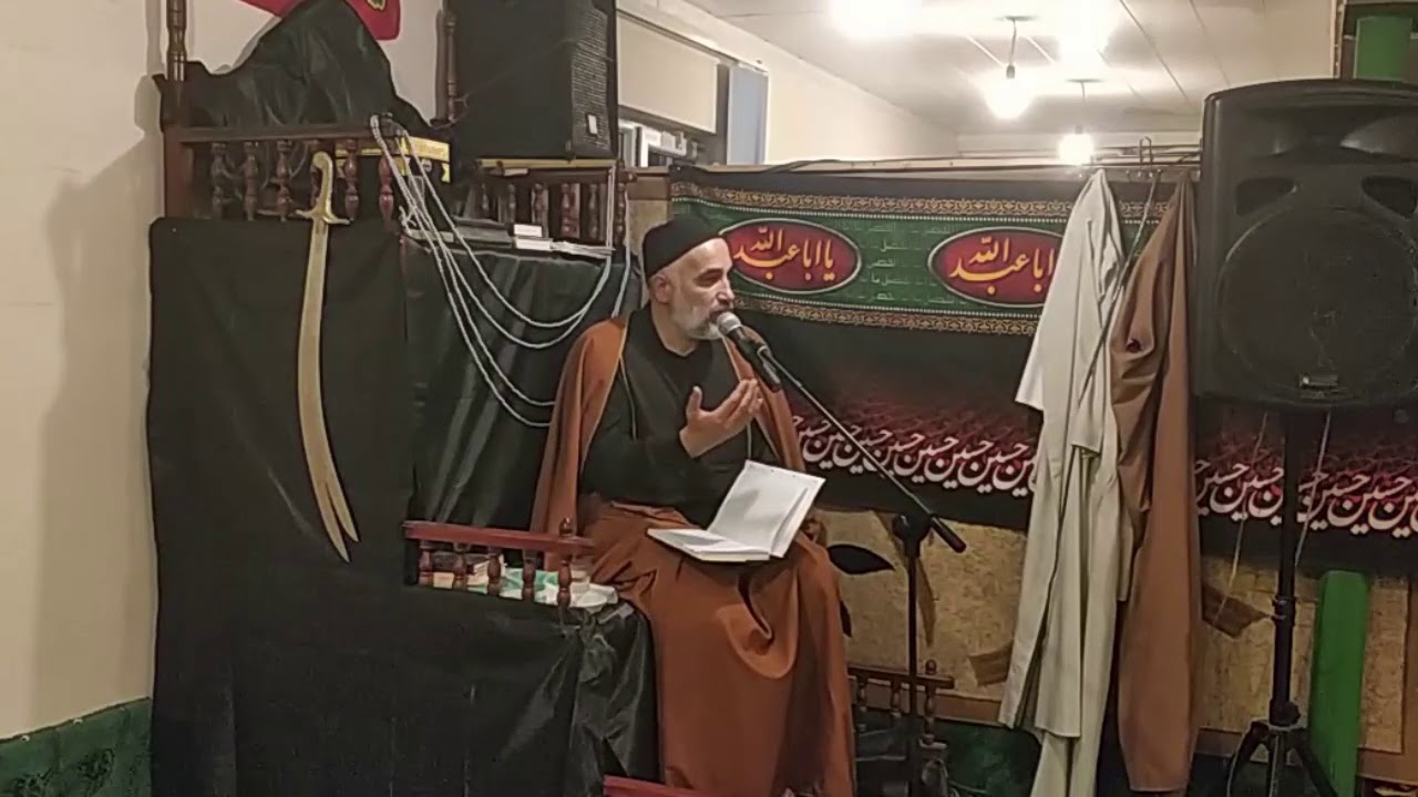 Saatli rayon, hz Zeynebiyye mescidi. Höccətul İslam vəl-muslimin Hacı Tahir  Muzəffəroğlu.