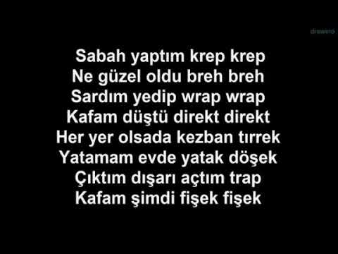 Sabah yaptım krep krep