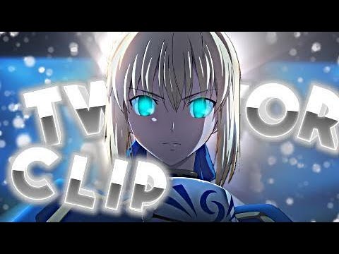 Saber Vs Lancer TWIXTOR + RSMB + TIME REMAPING  After Effects