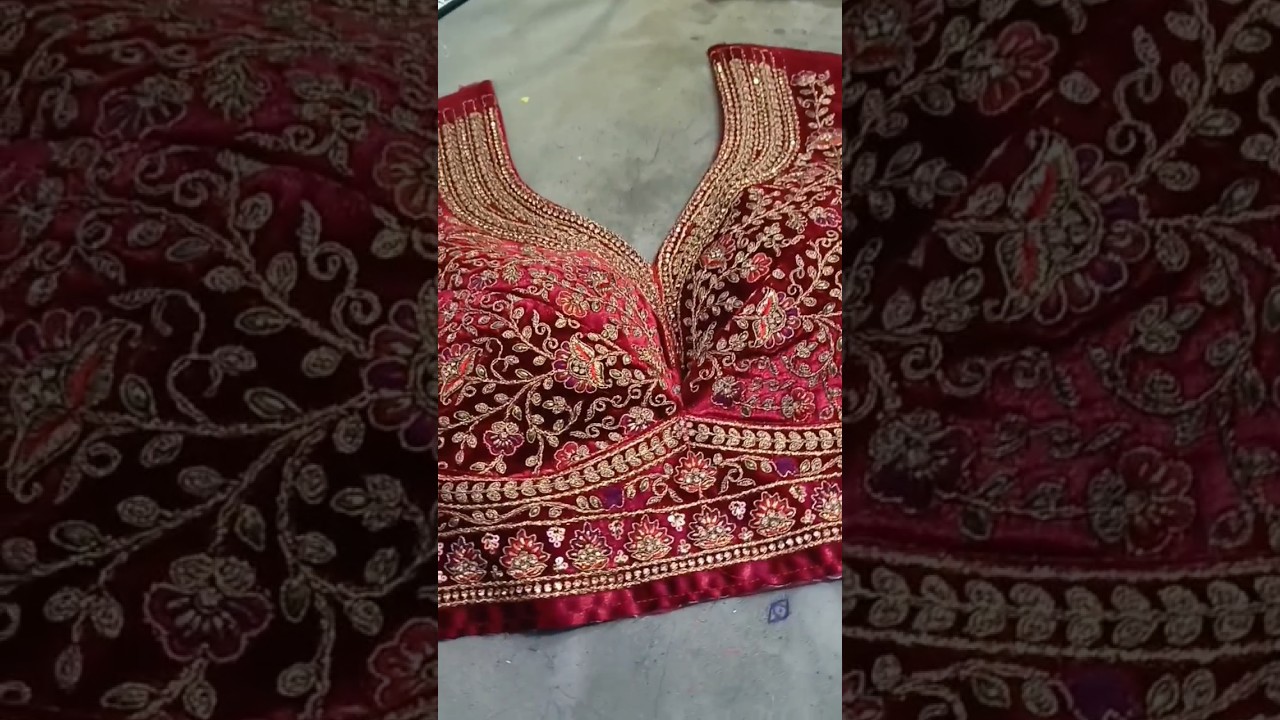 Sabyasachi Blouse Cutting and Stitching 😍 #sabyasachi #sabyasachiblouse #blouse