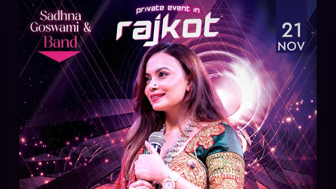 Sadhna Goswami Live Garba Performance | Private Event in Rajkot | A Night to Remember!
