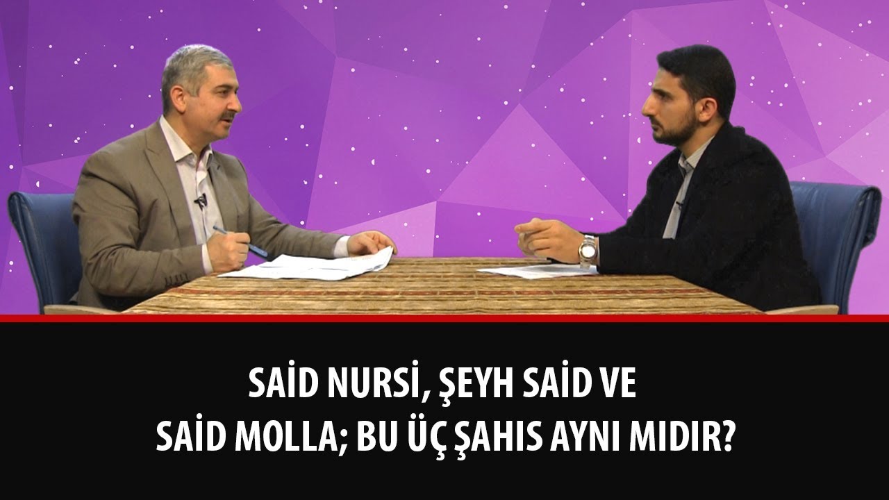 Said Nursi, Şeyh Said ve Said Molla; bu üç şahıs aynı mıdır?
