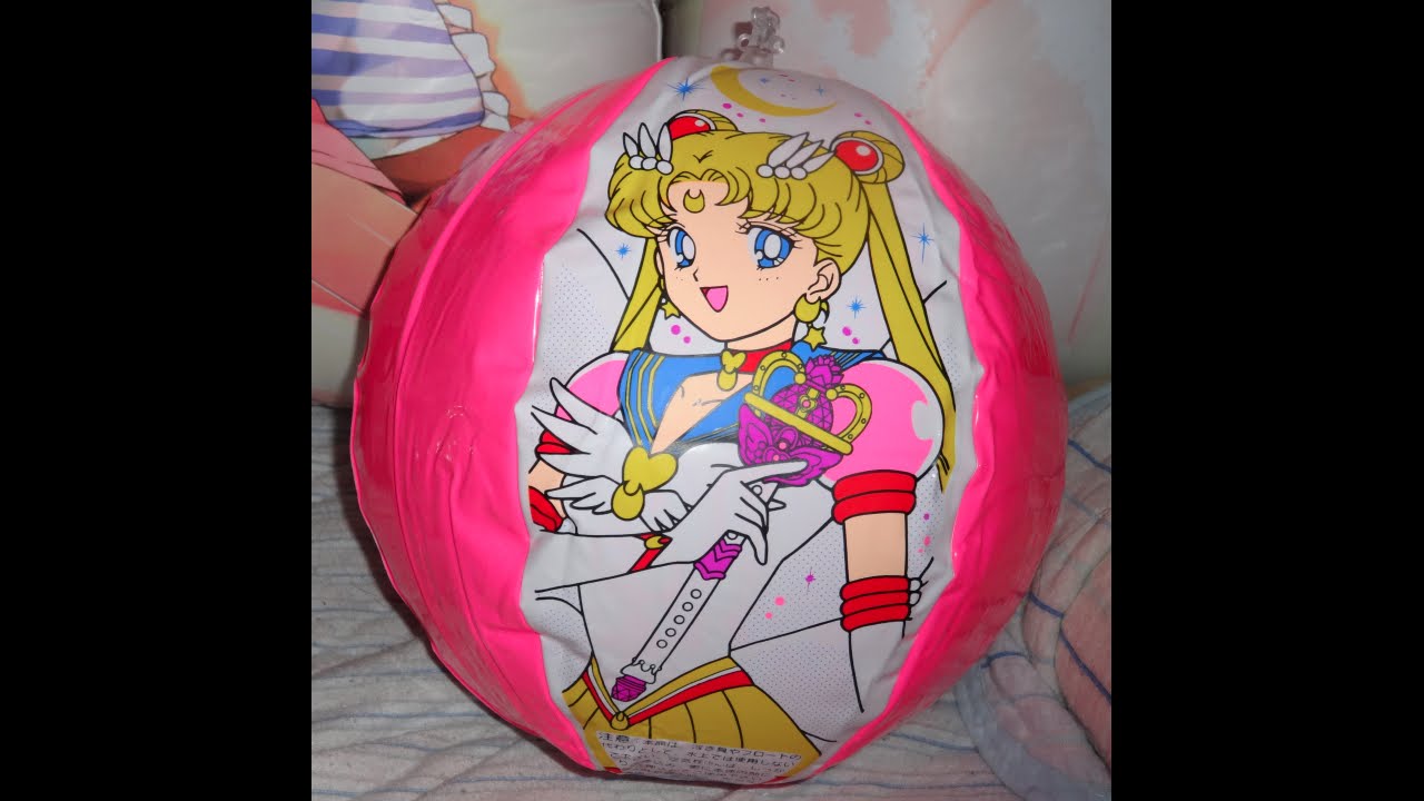 Sailor Moon Sailor Stars beachball inflation and deflation