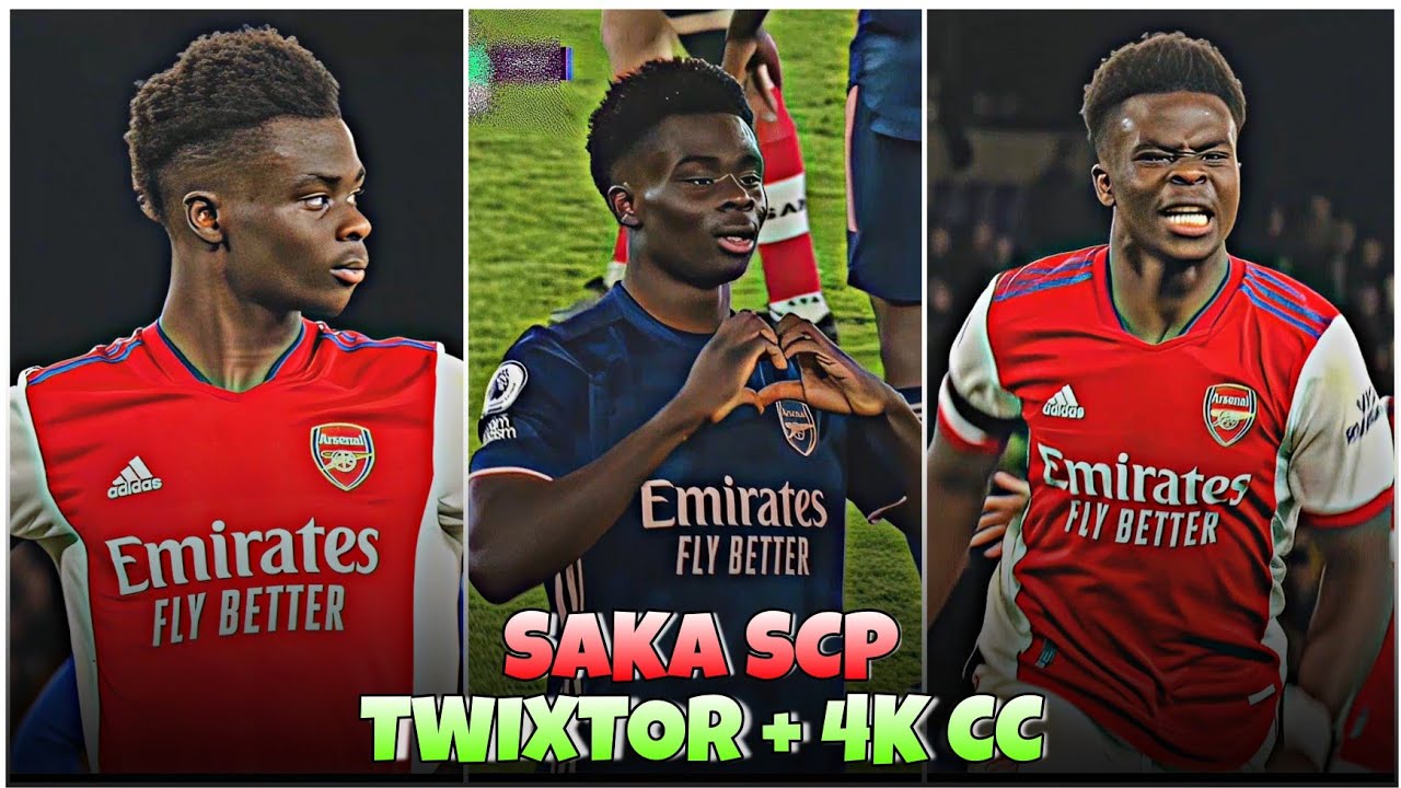 Saka Comp For Editing - 4k Clips + CC High Quality For Editing 🤙💥 #Part1