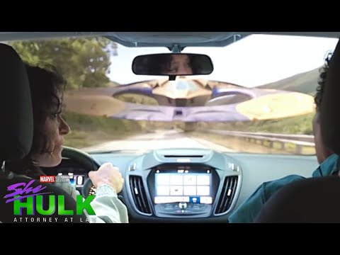 Sakaar ship attacks on She-Hulk and Bruce banner | HD scene - She-Hulk attorney at law
