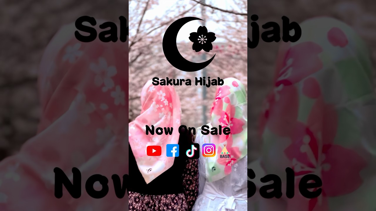 Sakura Hijab Now on Sale #sakura #hijab