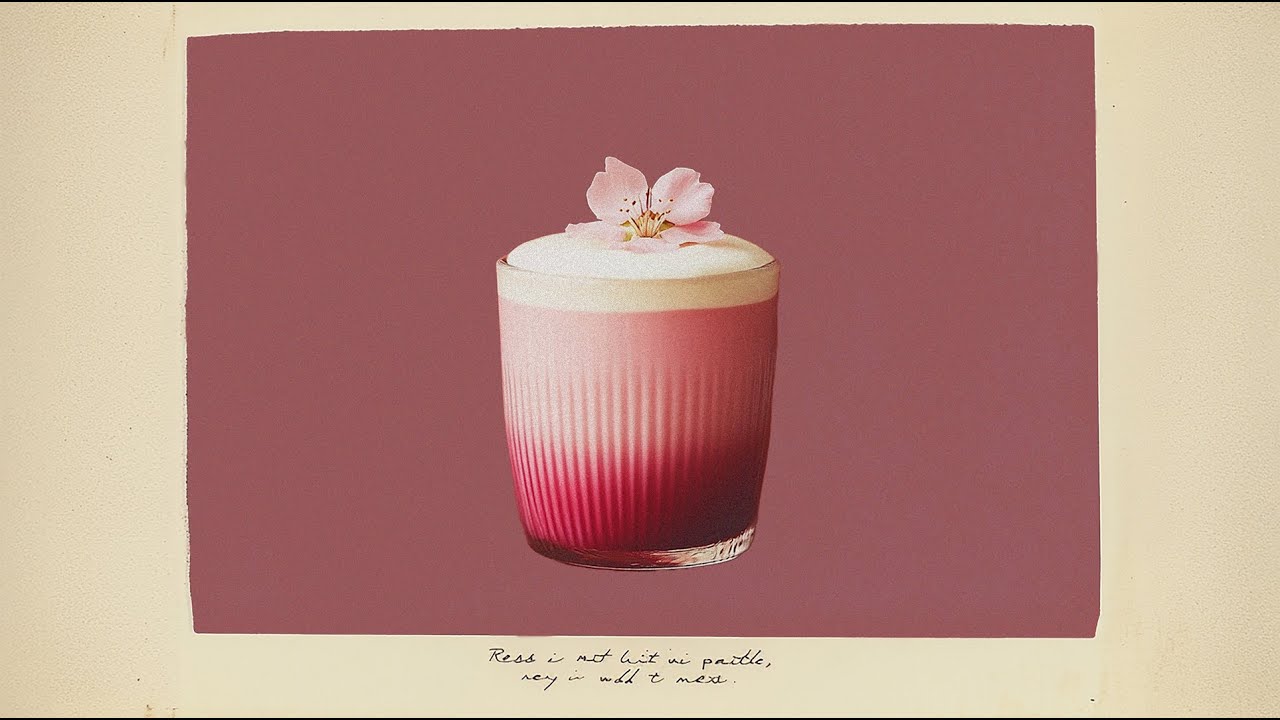 Sakura Latte.