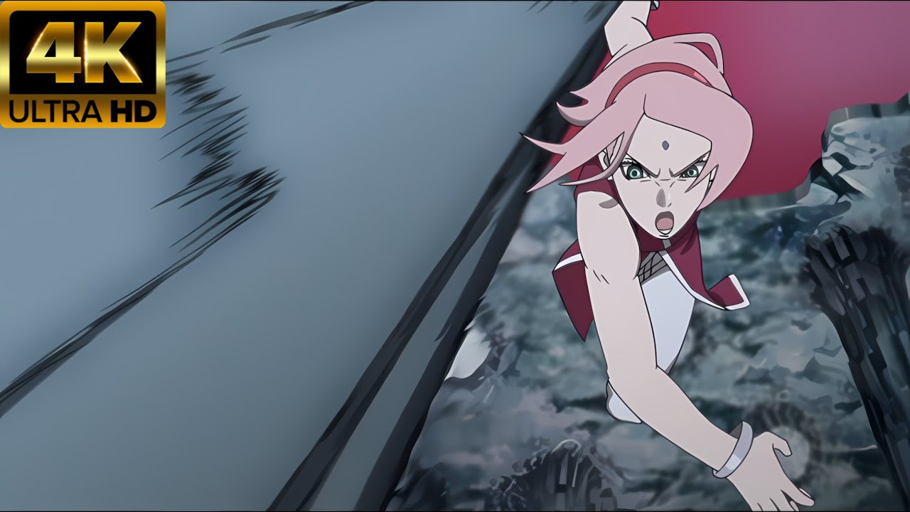 Sakura vs Shin 4K - Boruto