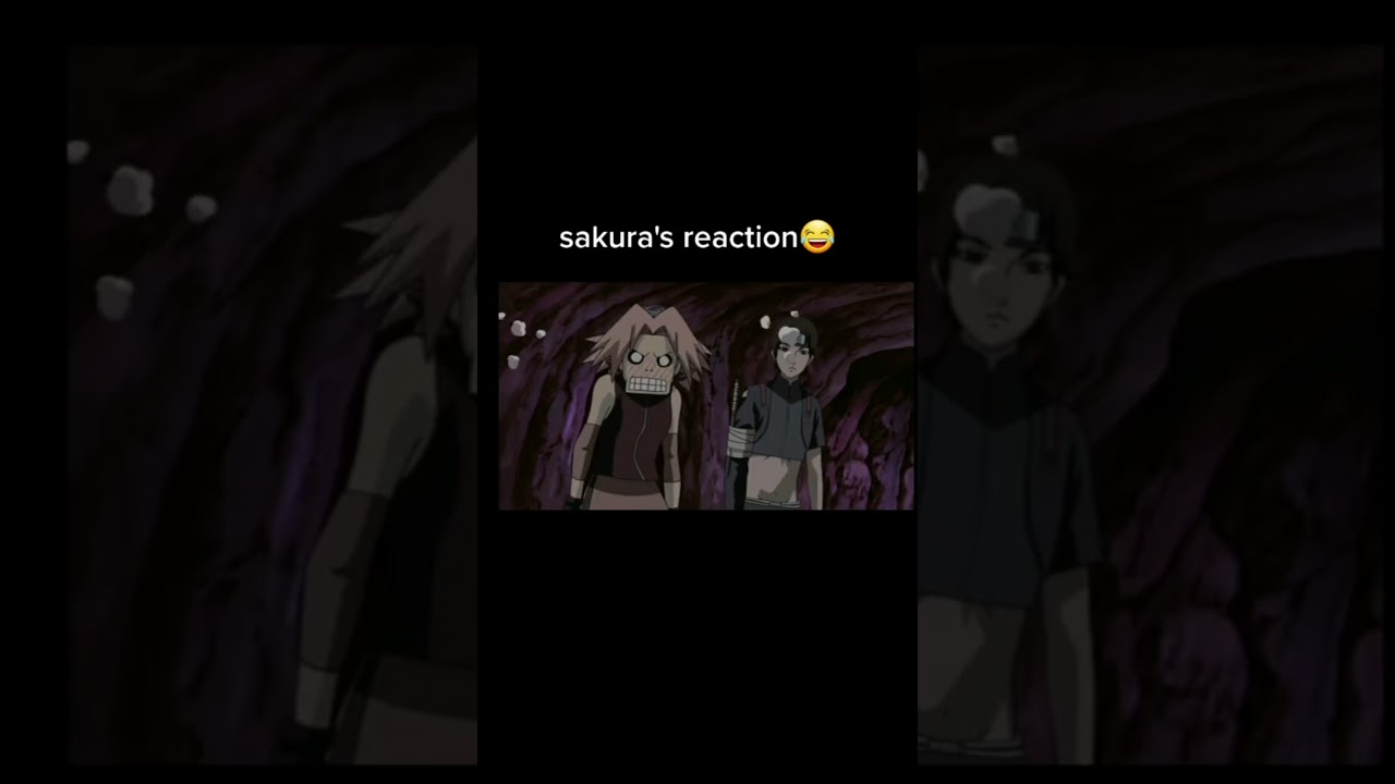 Sakura's reaction when a girl kissed naruto #naruto #anime
