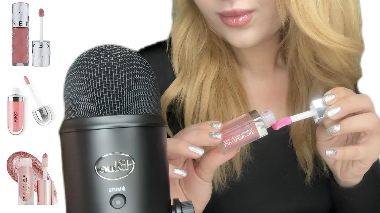 Sakız Eşliğinde Lipgloss Uygulama | Türkçe ASMR 💋 #asmr