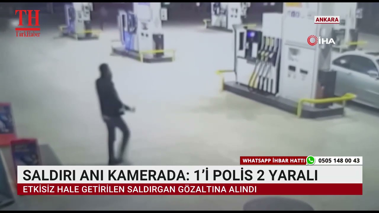 SALDIRI ANI KAMERADA: 1’İ POLİS 2 YARALI