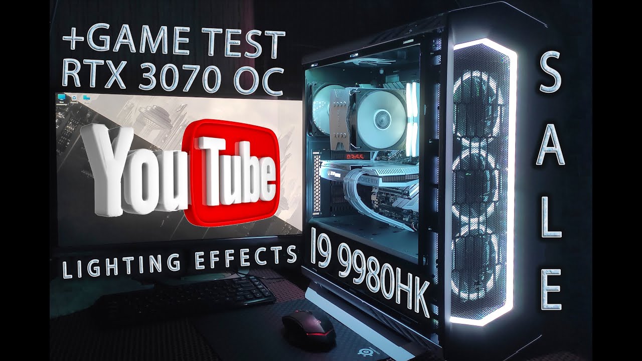 SALE i9 9980HK + Game test RTX 3070 OC