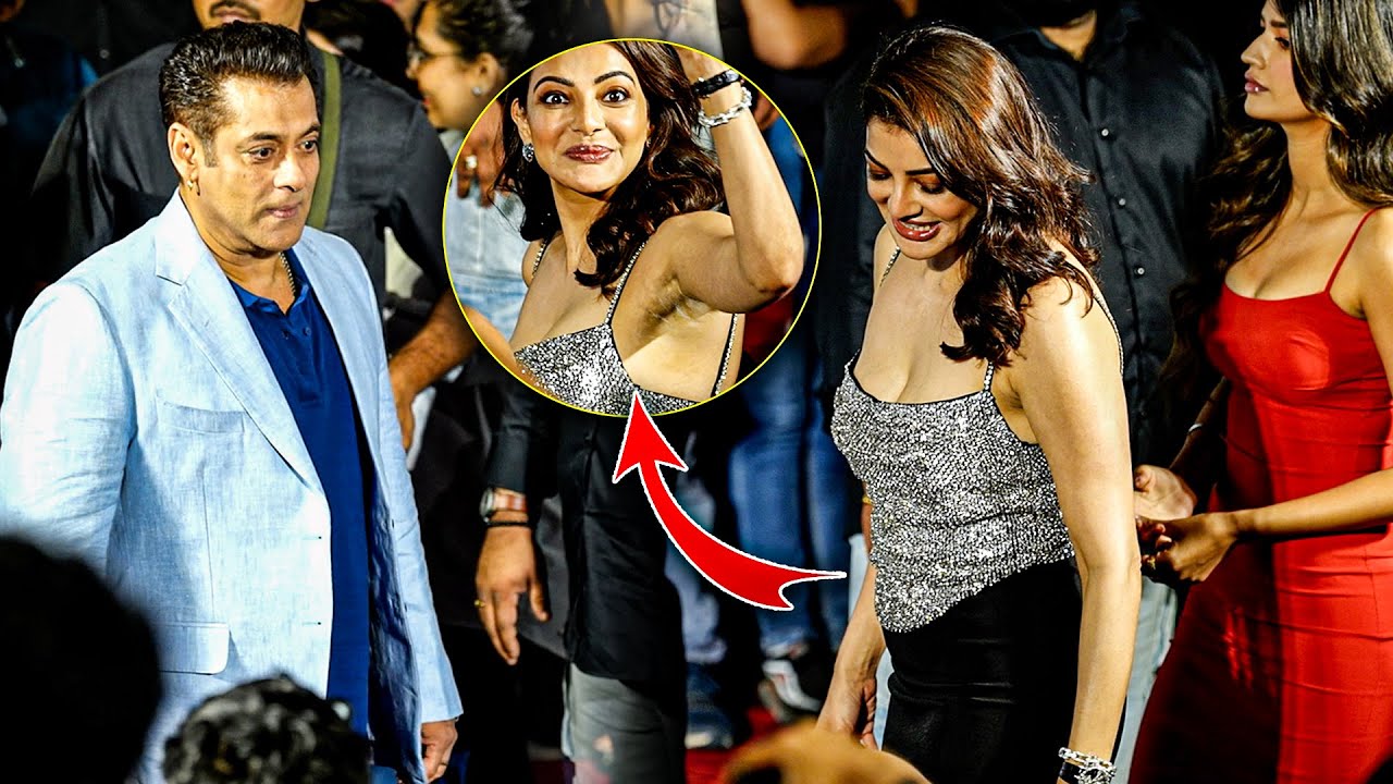 Salman Khan And Kajal Agarwal Visuals From Sikandar Trailer Launch.