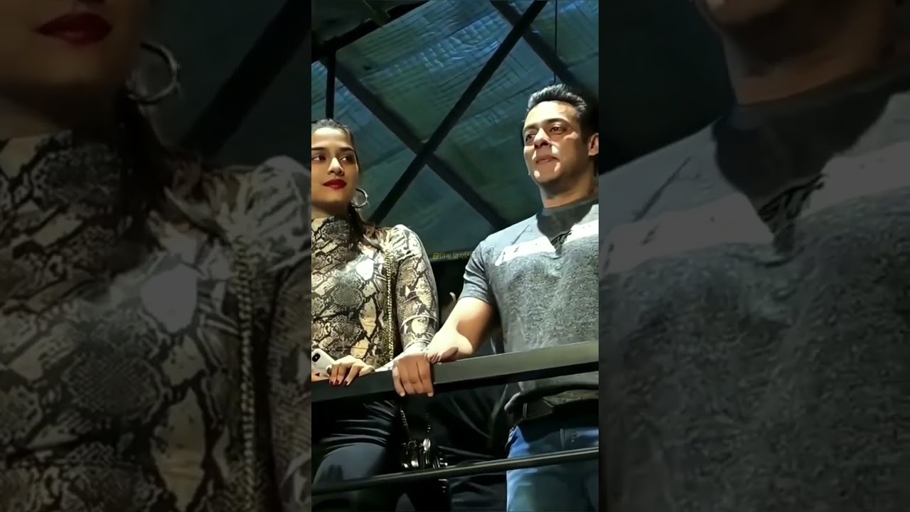Salman Khan and Sai Manjrekar Together 💓|🥰 Salman Bhai Video 😎 #salmankhan #saimanjrekar 🪄 Bollywood