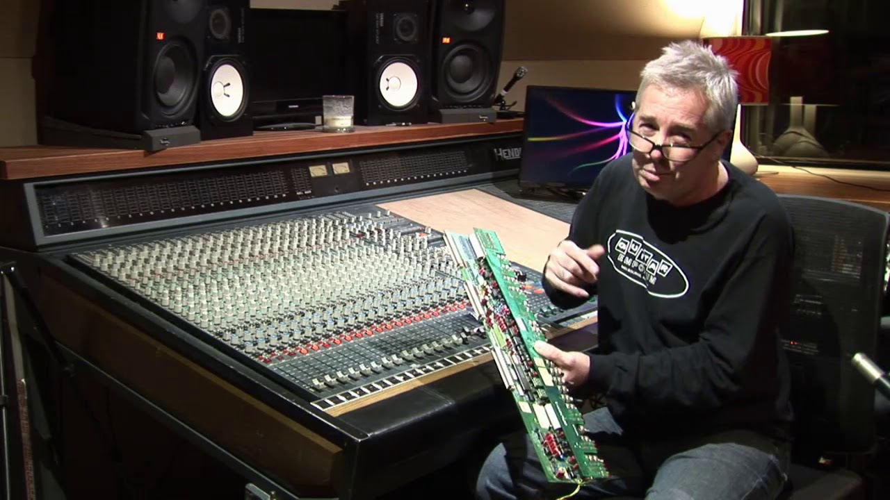 Salt Studios Amek Hendrix console refurbishment.