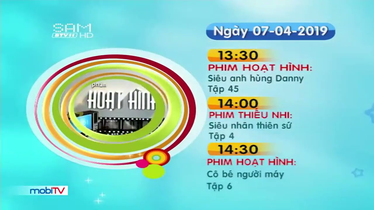 SAM (BTV11) - Mở sóng, Giới thiệu chương trình trong ngày (6h, 7/4/2019)