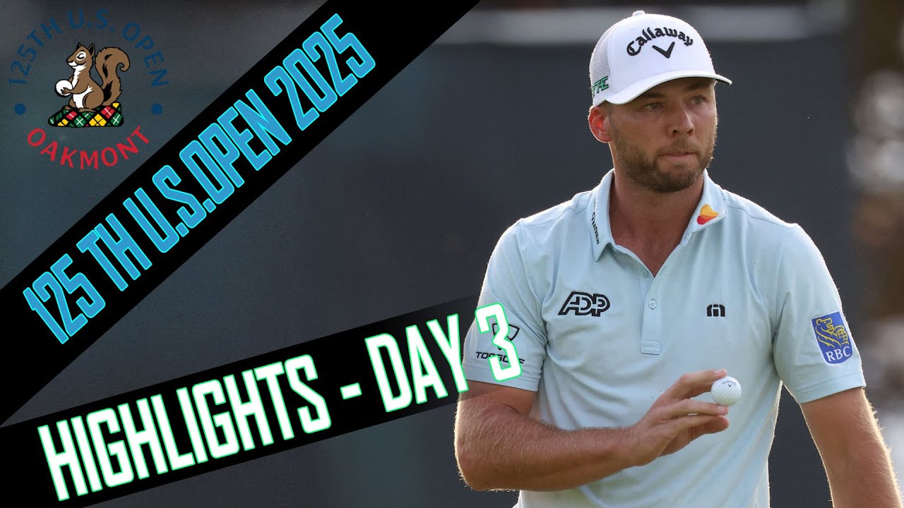 Sam Burns SOLO LEADER Highlights 3rd Round | 125th U.S Open 2