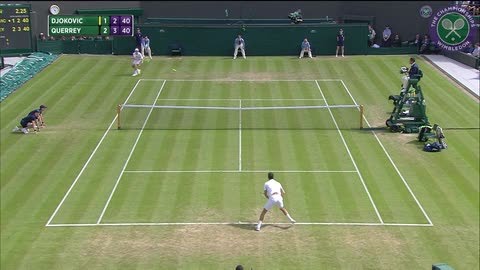 Sam Querrey upsets Novak Djokovic - Highlights - Day 6