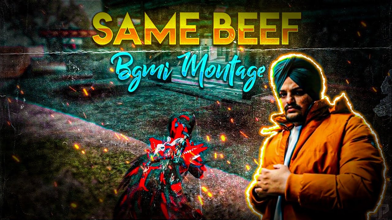 SAME BEEF - Bgmi Montage | @SidhuMooseWalaOfficial | Pubg Velocity Montage