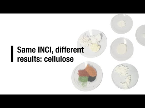 Same INCI, different results - cellulose