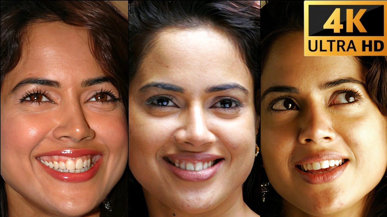 Sameera Reddy Close Up Face & Lips 4K | Sameera Reddy Hot Edit Vertical 4K| Dream Fann